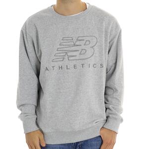 FELPA NB ATHLETICS CREW GRIGIO